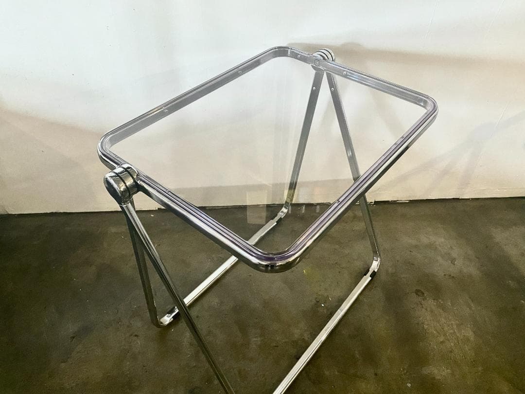CASTELLI PLIA クリアテーブル 折り畳みテーブル リプロ ピレッティ