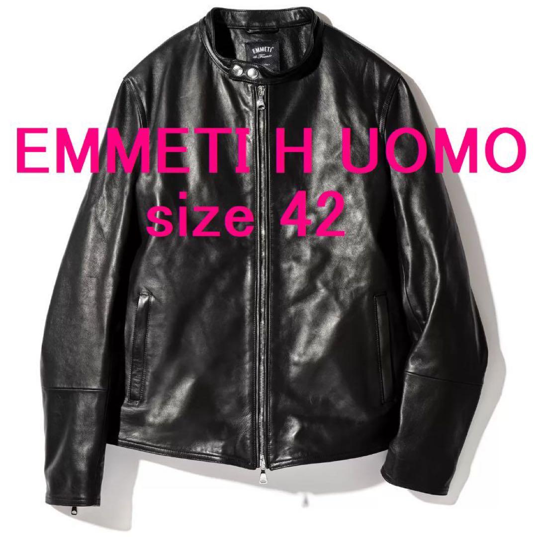 EMMETI エンメティ H UOMO アッカ シングル ライダース ジャケット