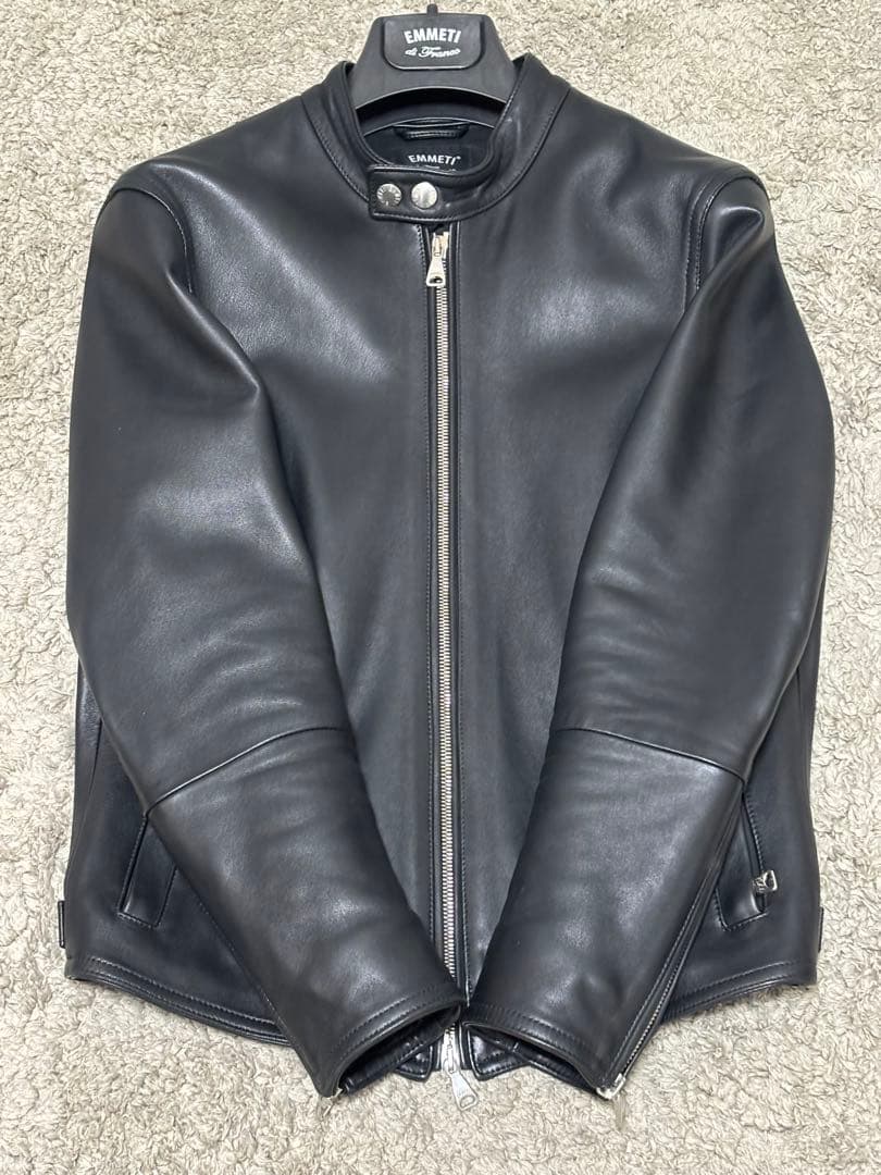 EMMETI エンメティ H UOMO アッカ シングル ライダース ジャケット
