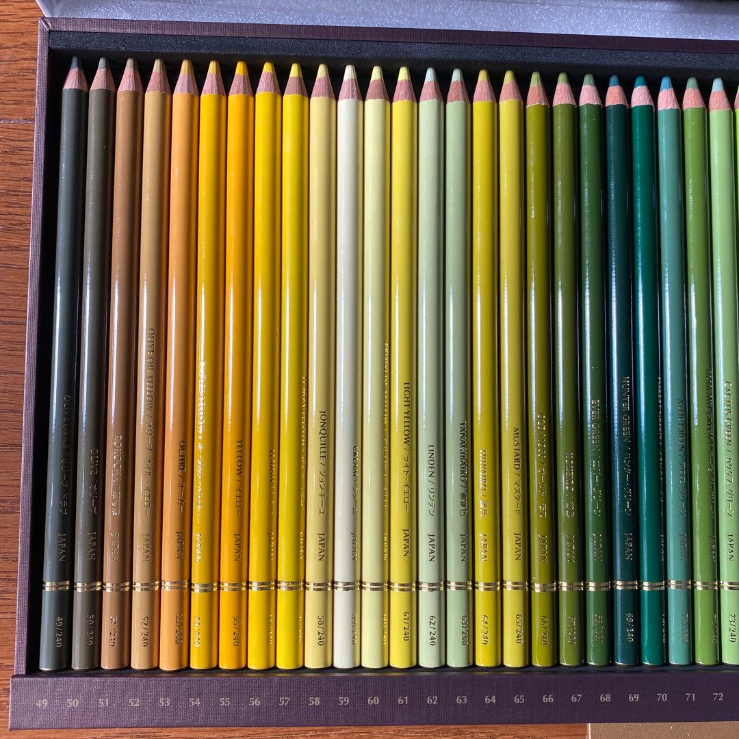 三菱鉛筆ユニカラー240色セットリミテッドエディション限定生産品　50周年記念