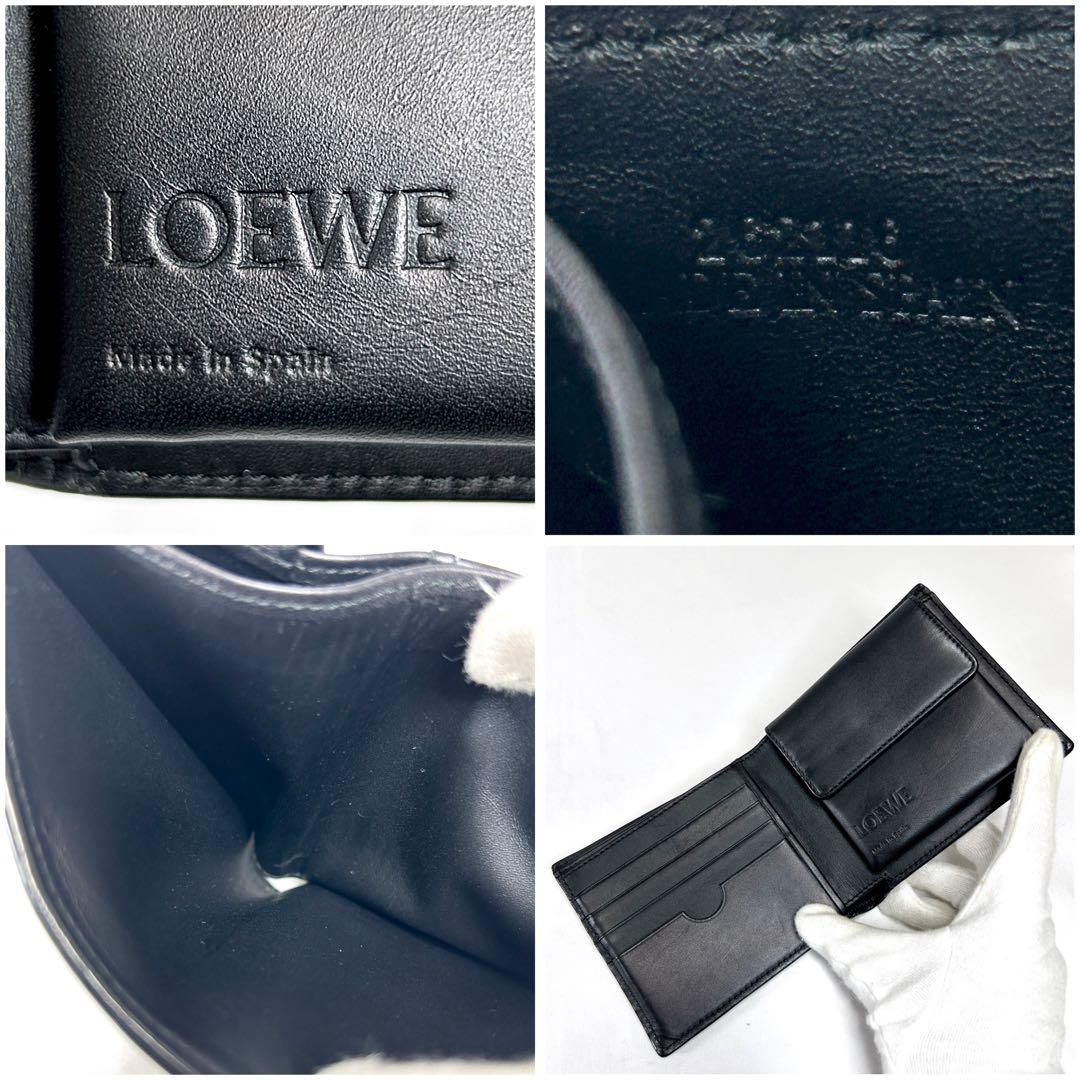 ロエベ LOEWE バイフォールドウォレット　二つ折り財布 アナグラム