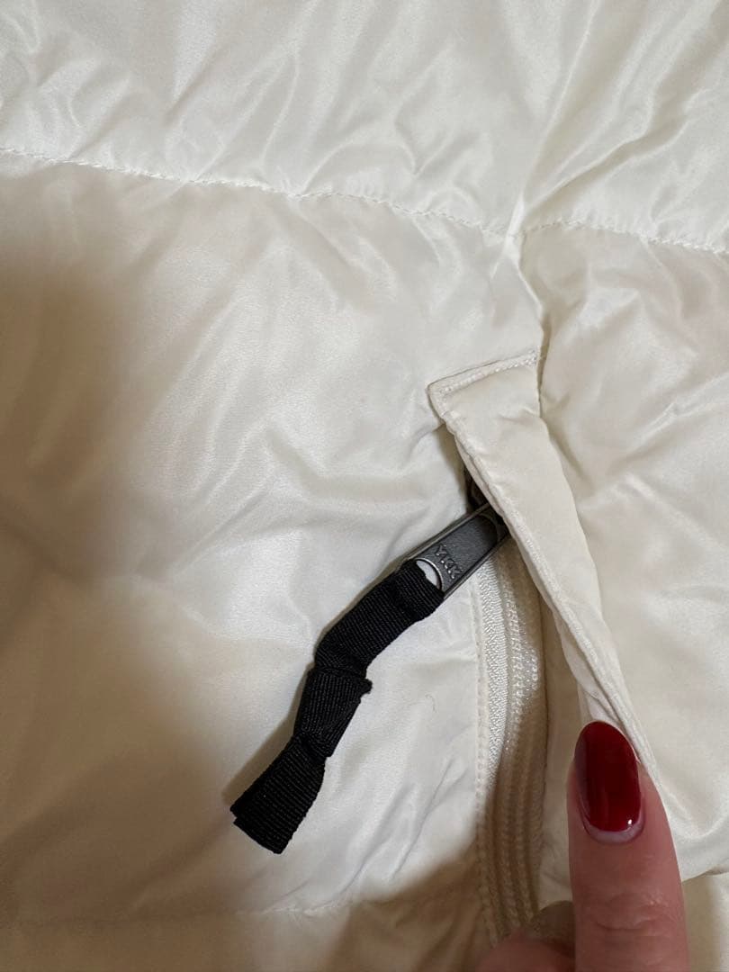 ノースフェイス HYBRID DOWN BALL レディースM 90 白黒