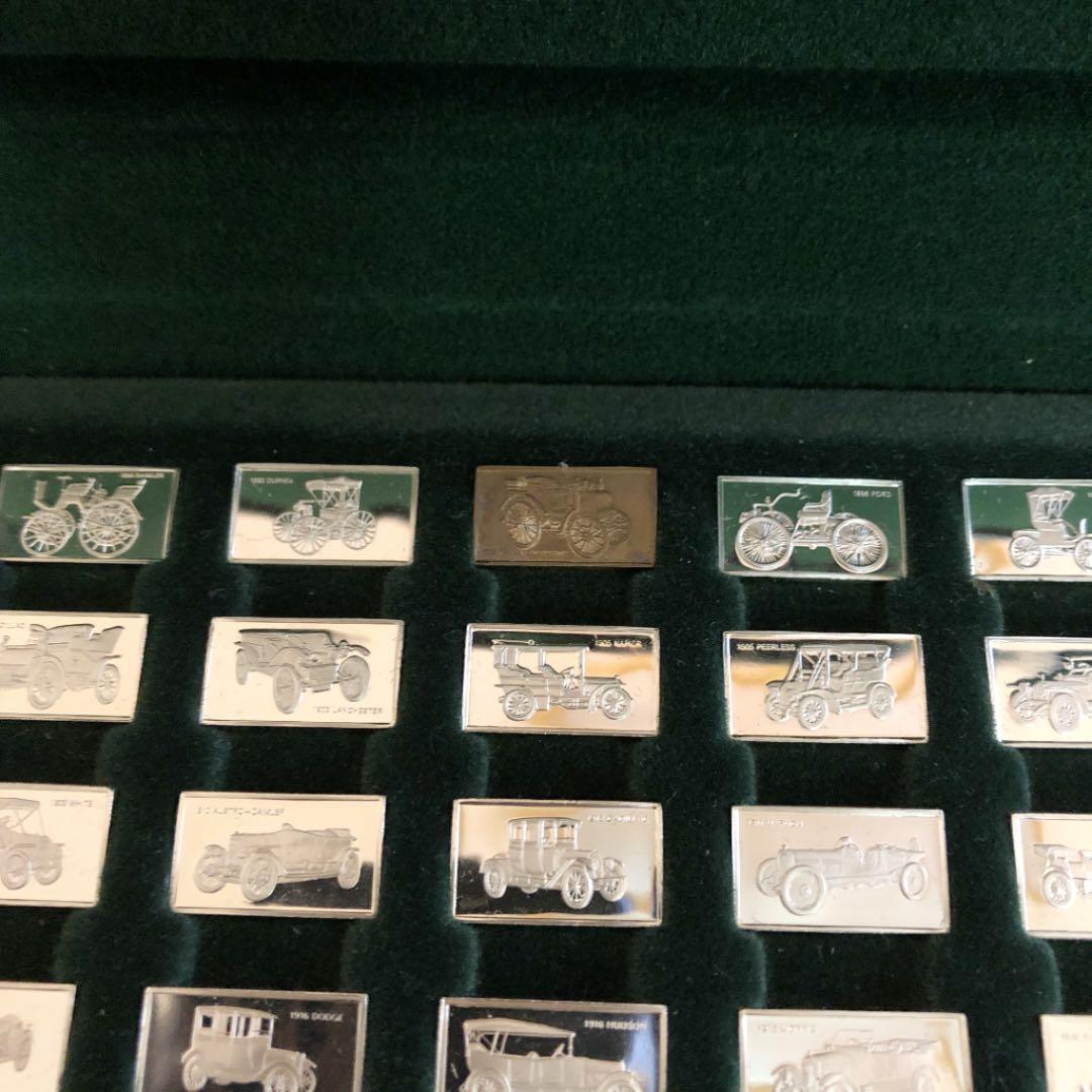 偉大なる自動車100種　純銀製ミニチュア・コレクション