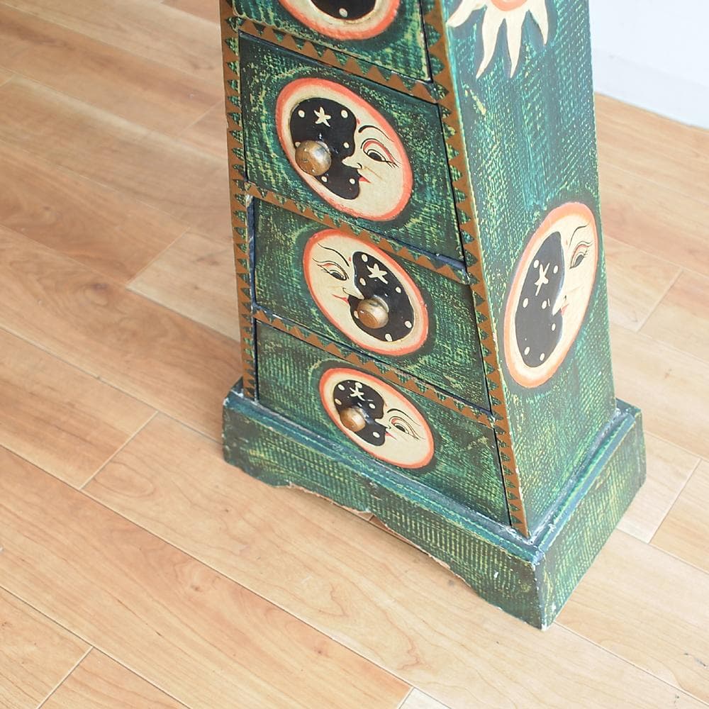 バリ島 スーベニア 三角チェスト 民芸品 アジアン雑貨 珍品