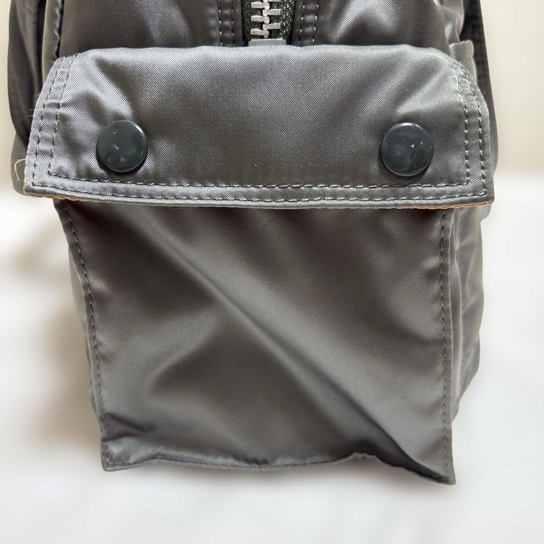 PORTER TANKER BOSTON BAG (L) シルバーグレー