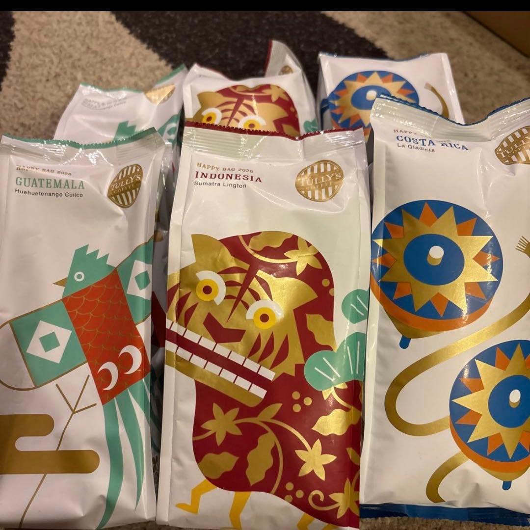 タリーズ　コーヒー豆３種類×3セット　ドリップ8袋