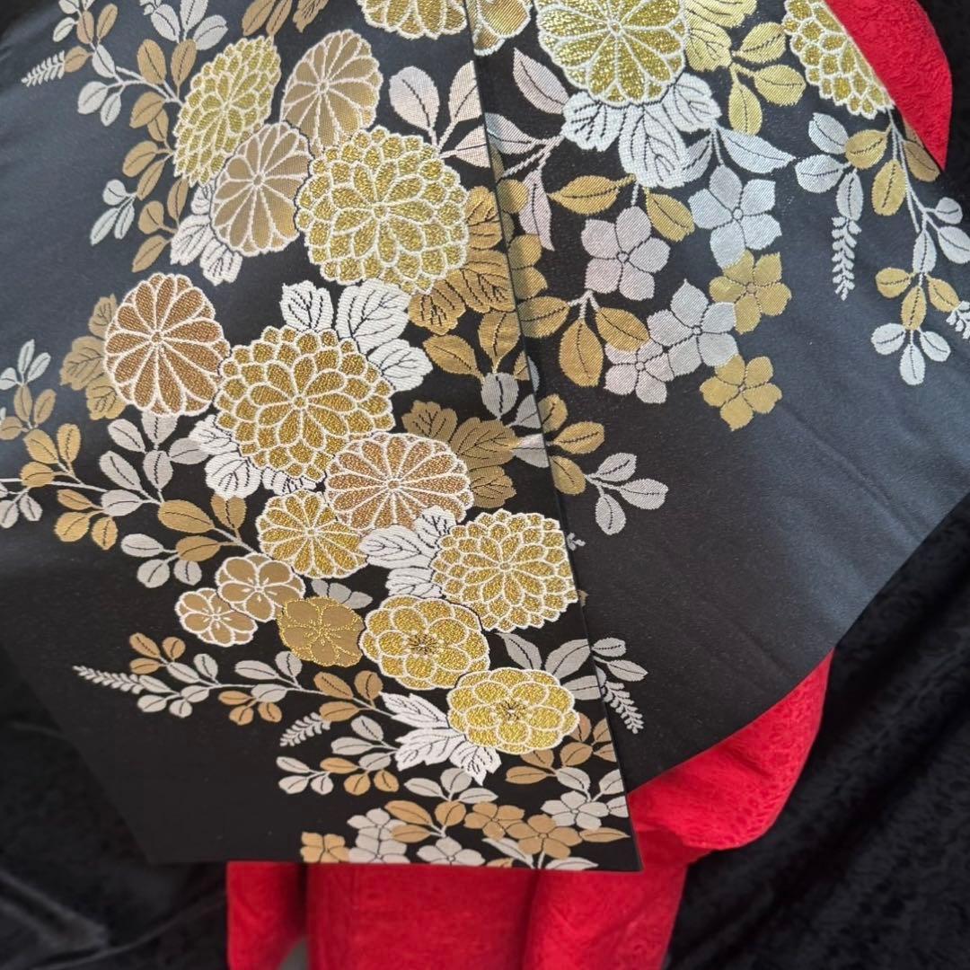 美品　辻ヶ花地紋　辻が花　色無地　赤地　逸品　フルセット　振袖　(振袖のみ)