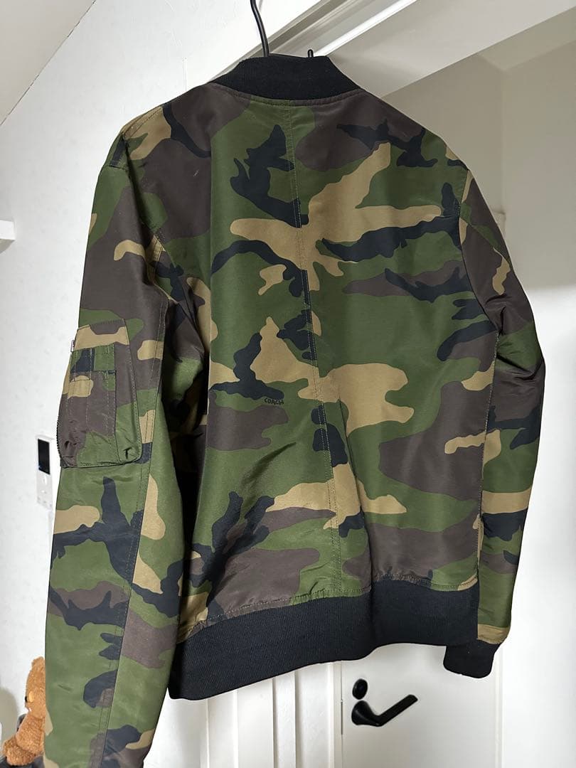 COACH MA-1 ボンバージャケット F56282 フライト カモフラ S