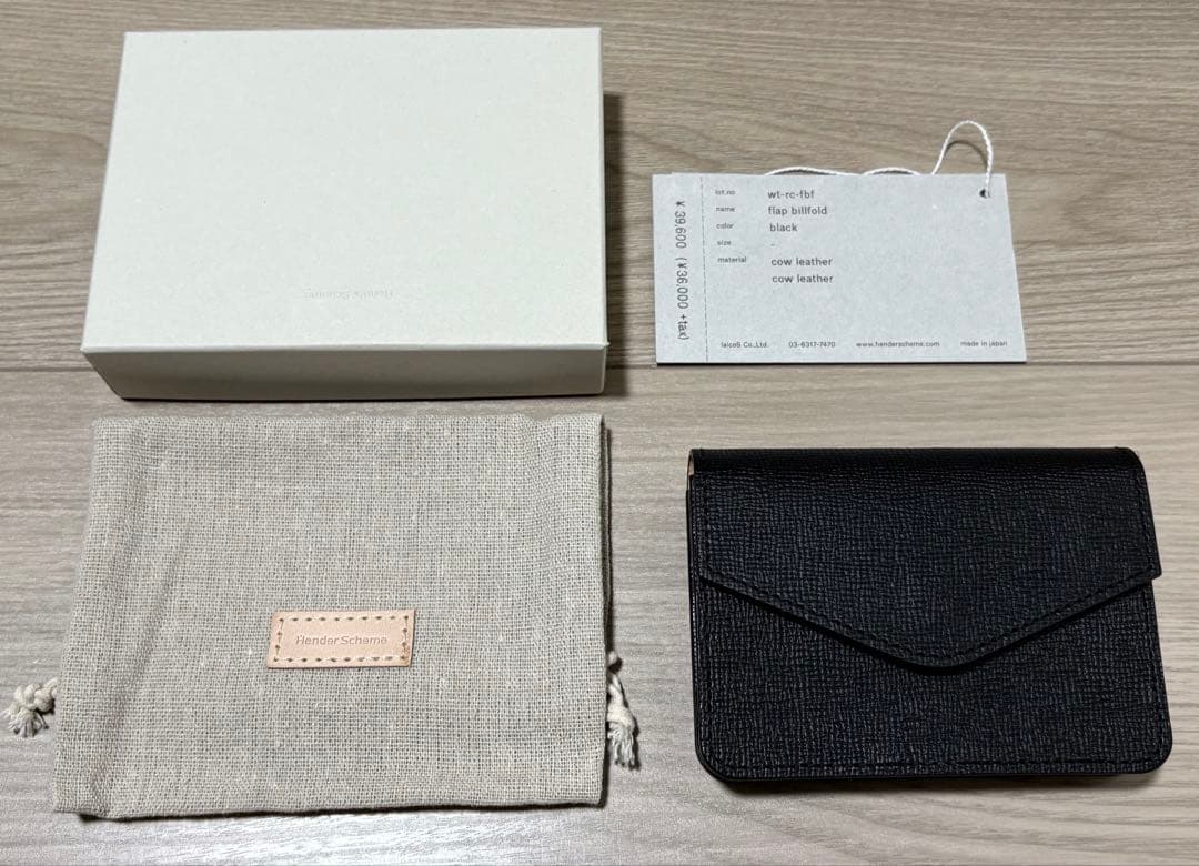 【新品】Hender Scheme flap billfold