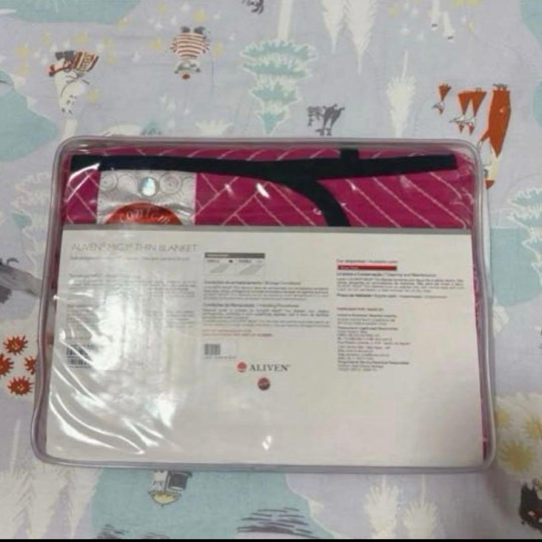 インベル　アライブン　ブランケット　小　80×110 ローズピンク①