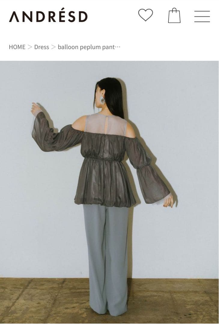 ANDRÉSD アンドレスド 二次会コーデ お呼ばれコーデ