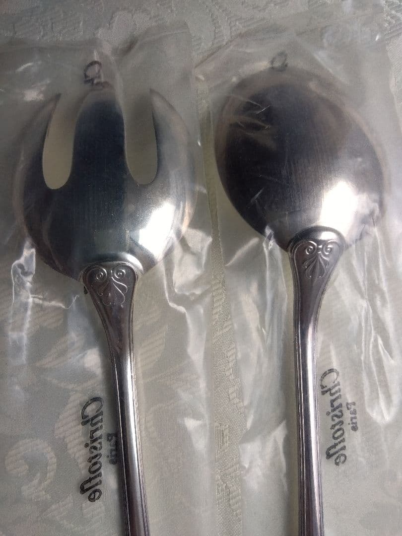【未開封】クリストフル　マルメゾン　サラダサービングフォーク＆サービングスプーン