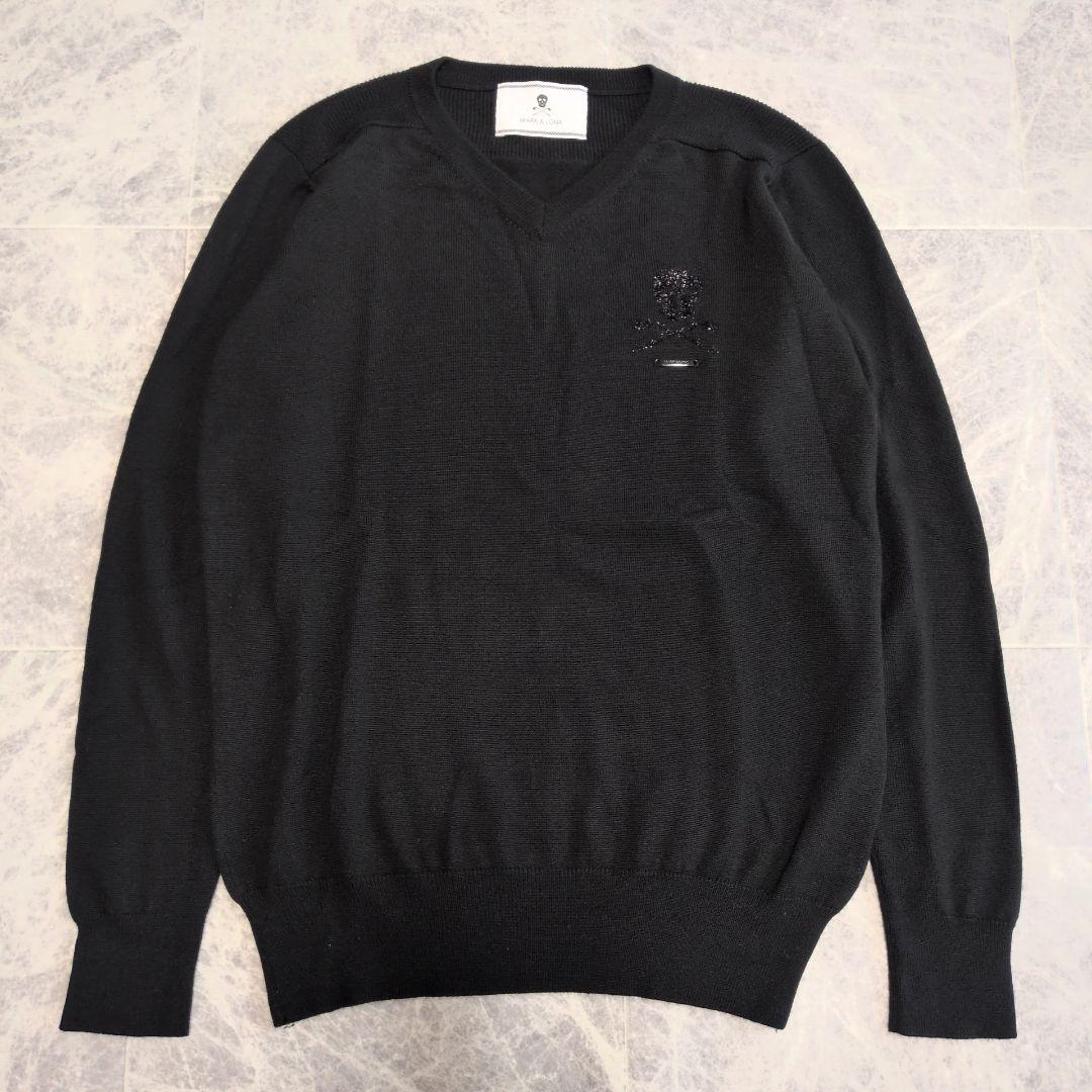 【未使用級】MARK & LONA　マーク＆ロナ セーター 46 M スカル