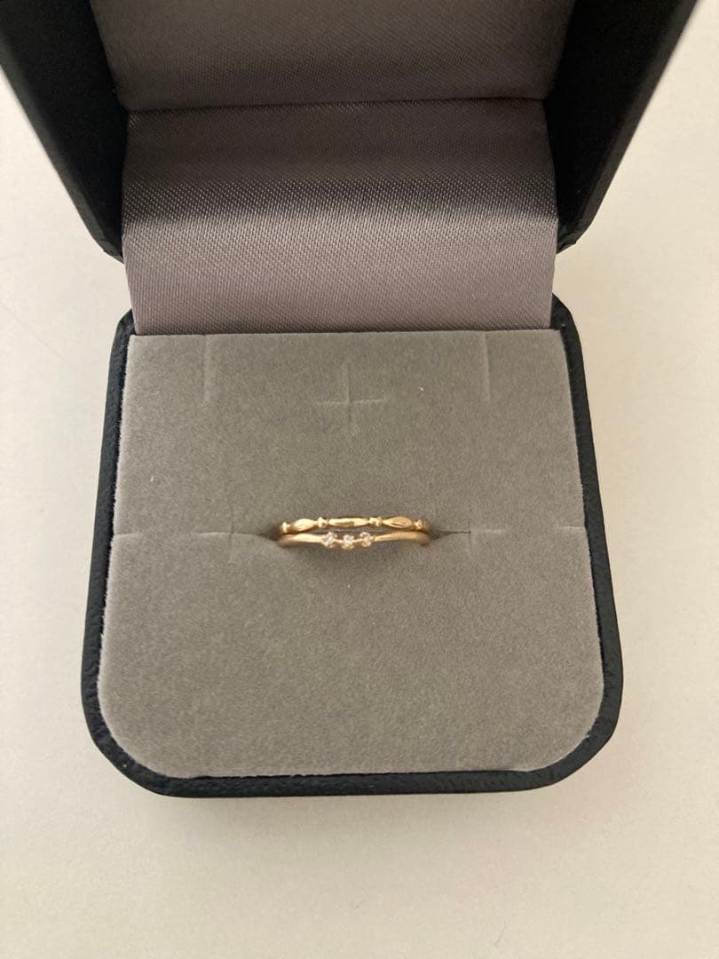 festaria K10YG ダイヤモンド ピンキーリング