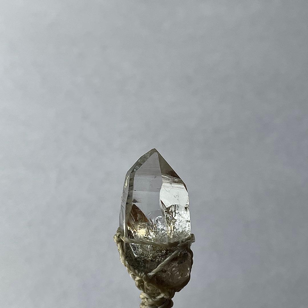 ヒマラヤ水晶 ガネッシュヒマール ＊ マクラメペンダント ネックレス 37