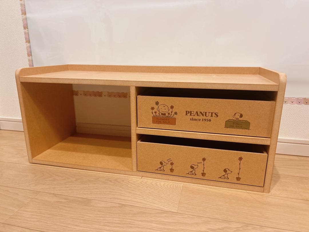 【ベルメゾン】キッチンカウンター上収納ボックス 「スヌーピー」【新品未使用】