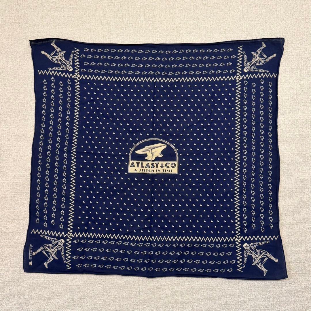 Atlast&co バンダナセット　レッド、ネイビー