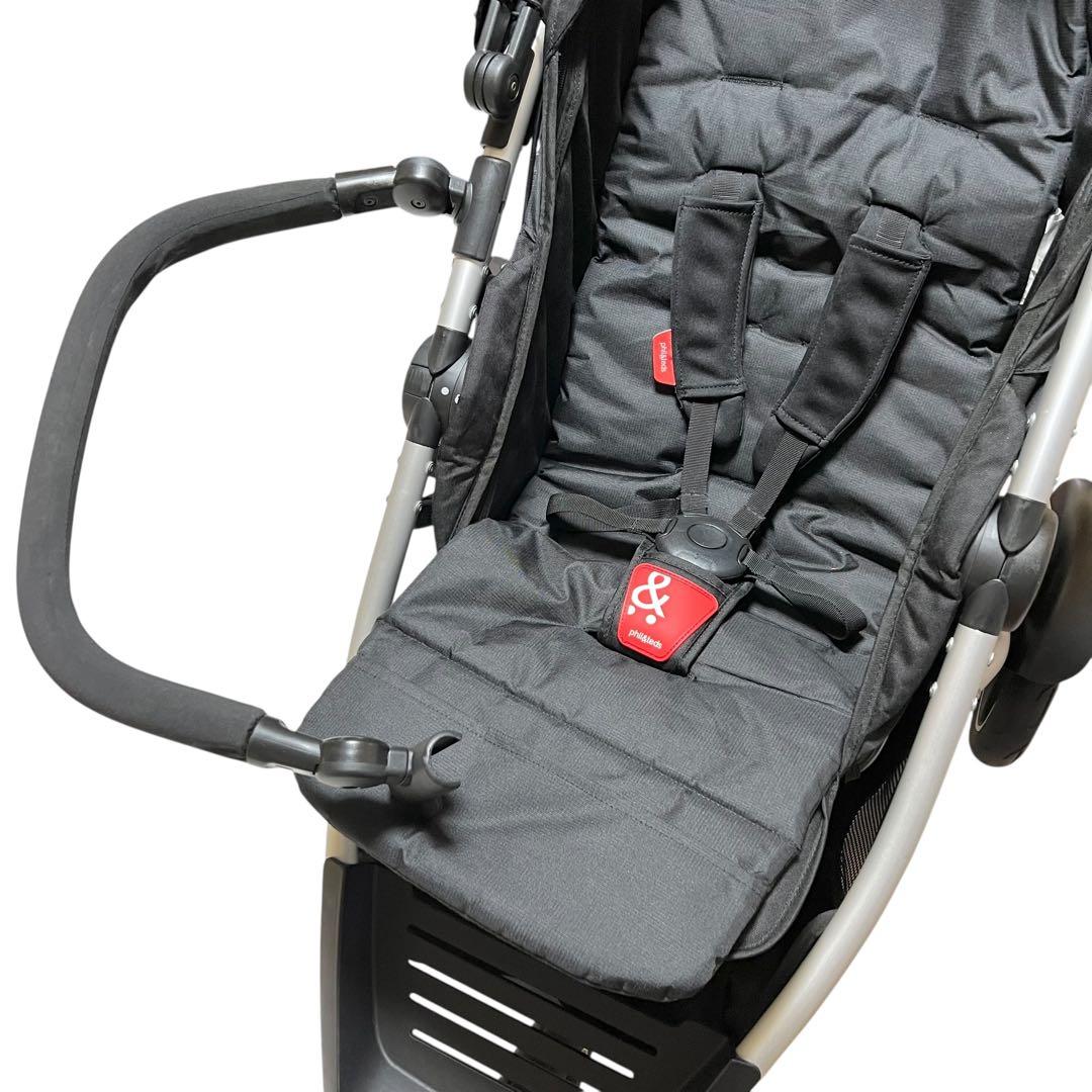 phil & teds フィルアンドテッズ ベビーカー 2人乗りモデル　3輪