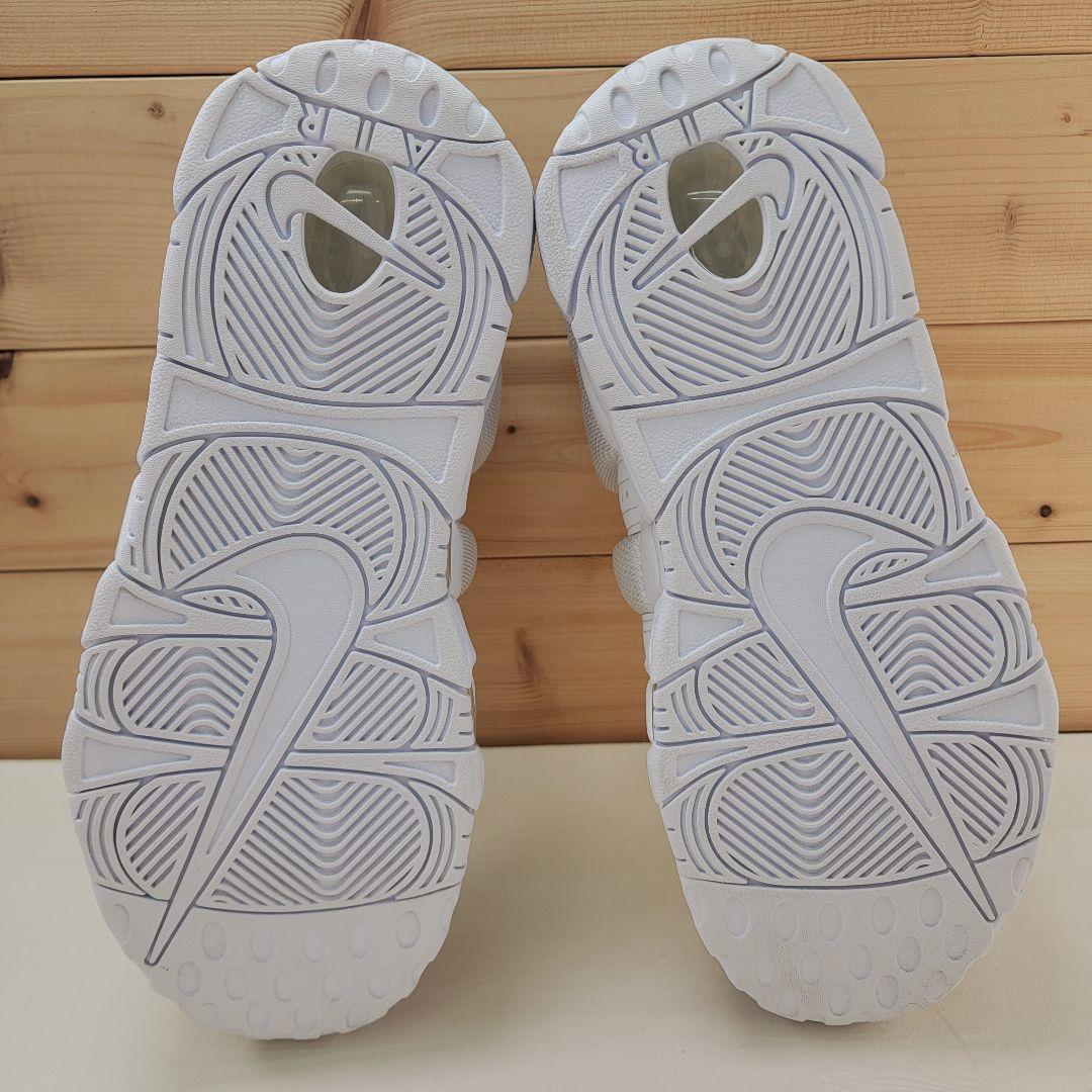 ナイキ エアモアアップテンポ ロー \"トリプルホワイト\" 25cm