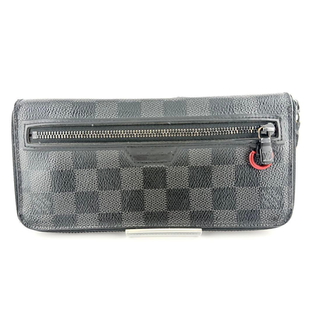 ルイヴィトン 長財布 ダミエ グラフィット ユーティリティ ヴェルティカル