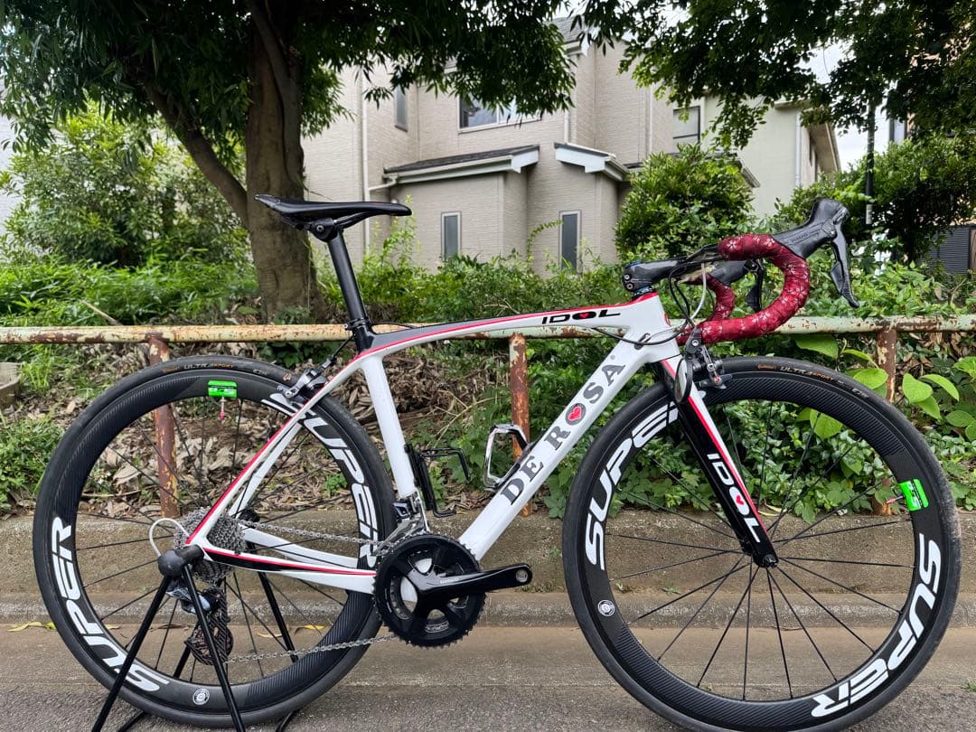 DEROSA IDOL カーボンディープリムホイール　ビッグプーリーセット