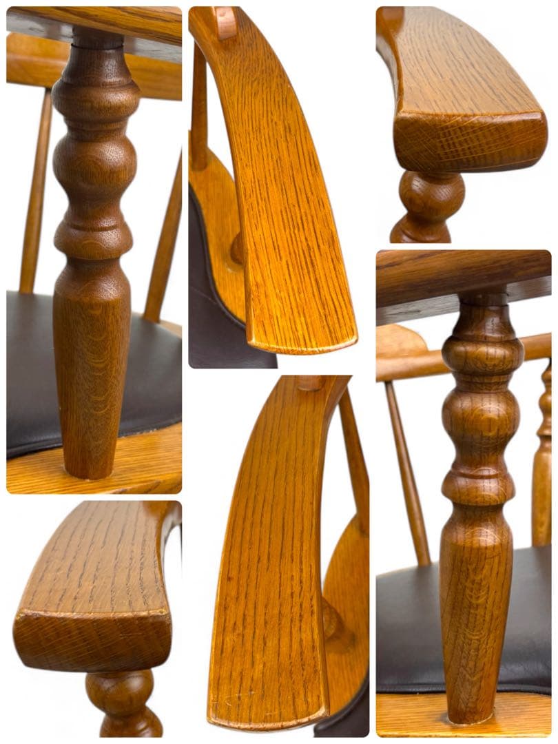 ③柏木工 アームチェア ウィンザーチェア フープバックチェア 北欧 1脚