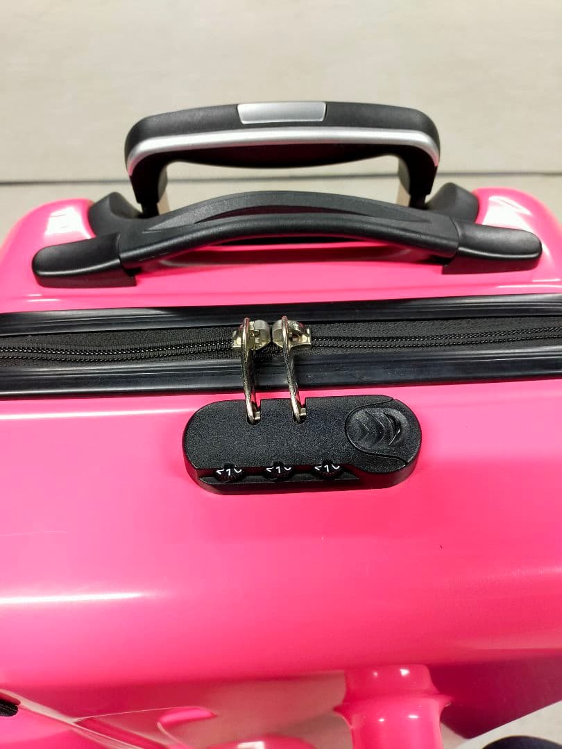 ✨NORICCO ノリッコ 子供が乗れるキャリーケース ピンク Mサイズ