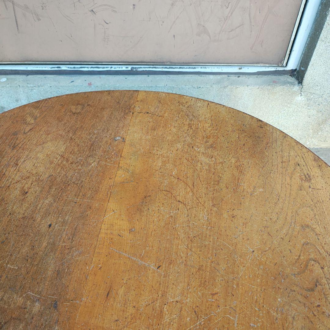 木製　卓袱台　ちゃぶ台　折り畳み　古家具　レトロ