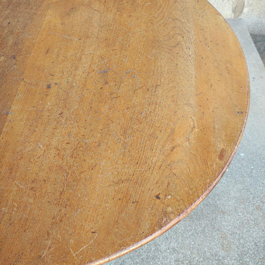 木製　卓袱台　ちゃぶ台　折り畳み　古家具　レトロ