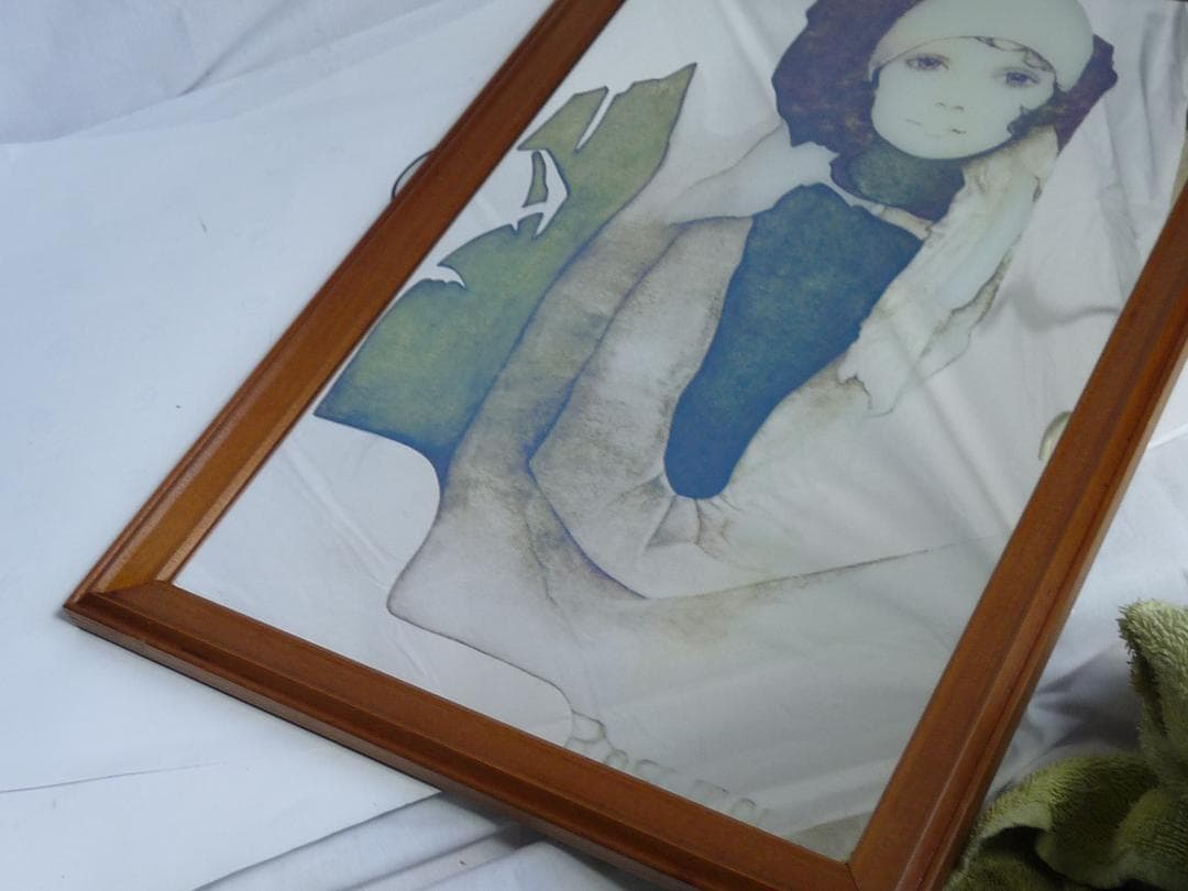 アートデザイン IRA Roberts カンサイグラス 1978年ミラー壁掛け鏡