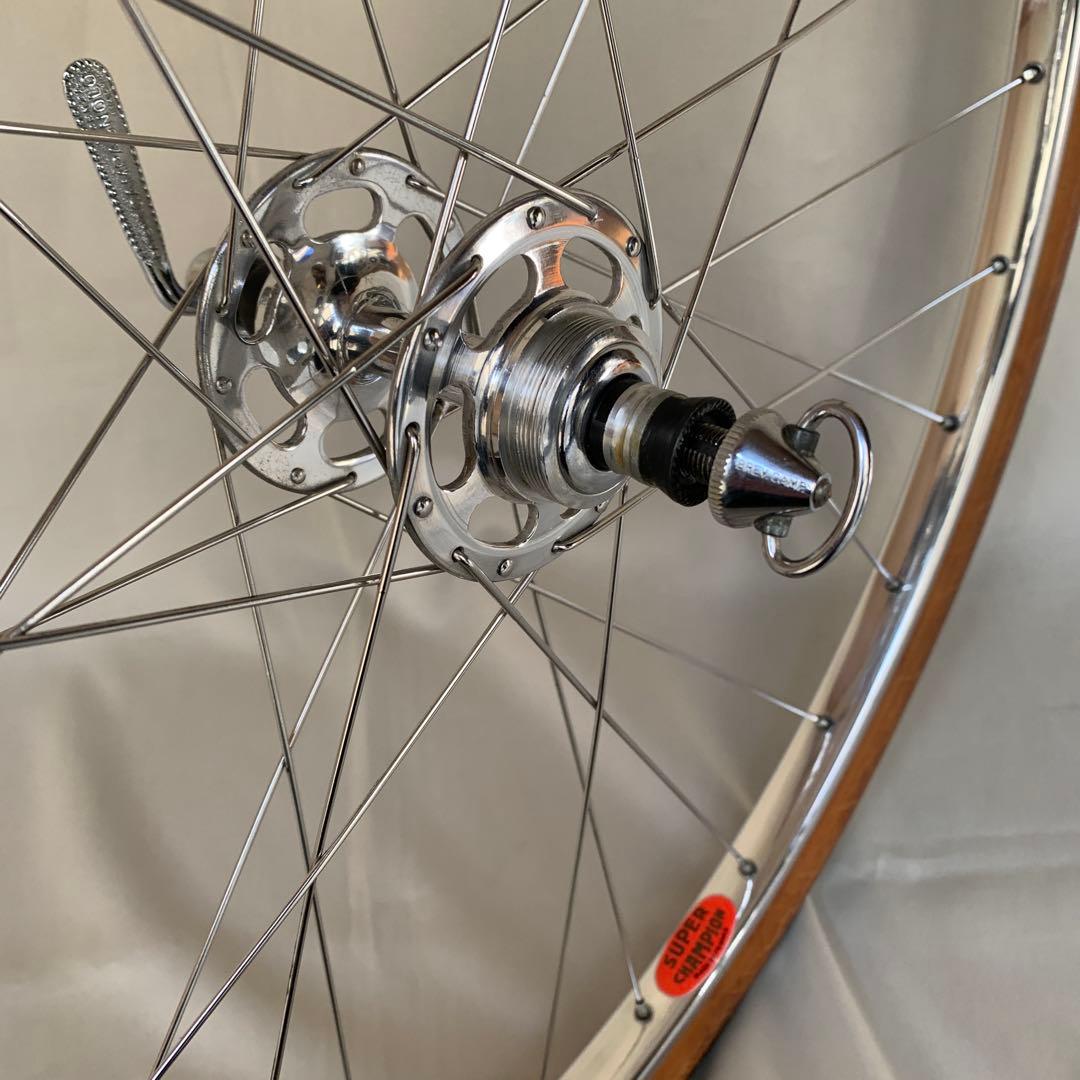 カンパニョーロレコードハブ+スーパーチャンピオン650Bリム　完組ホイール美品