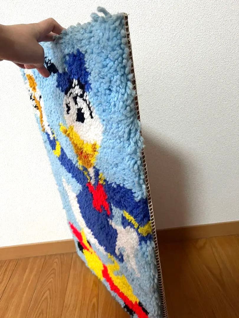 【Disney ドナルドダック壁掛けインテリア ラグ仕様】