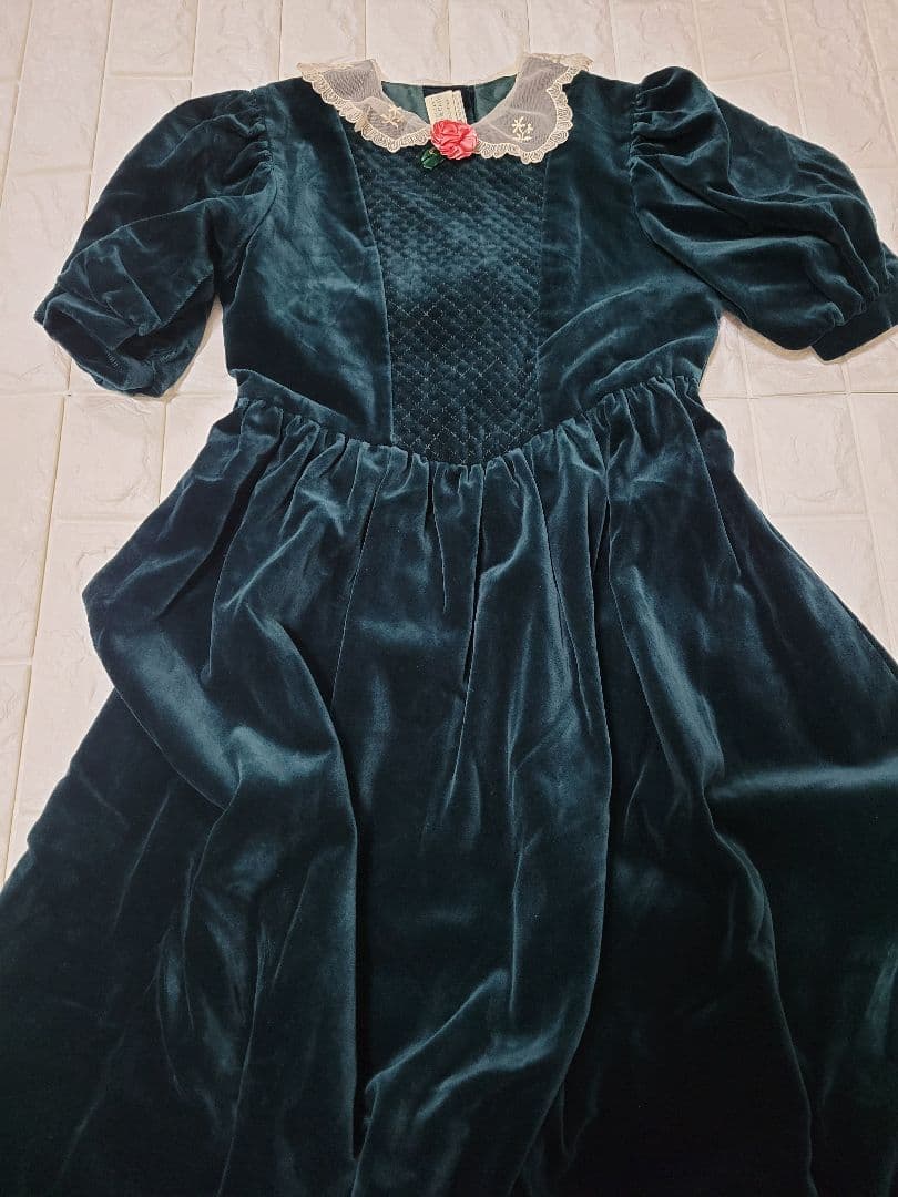 Laura Ashley Mother & Childベロアワンピース140cm