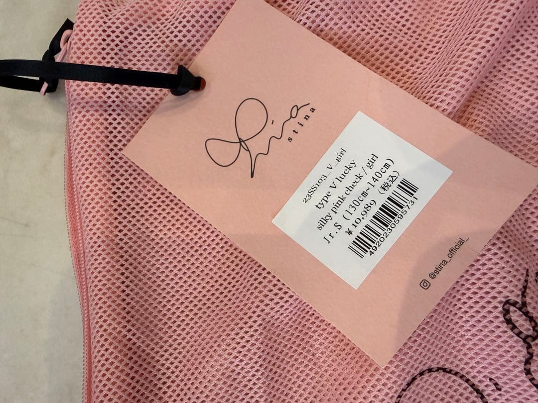 stina チェック柄レオタード jr.s