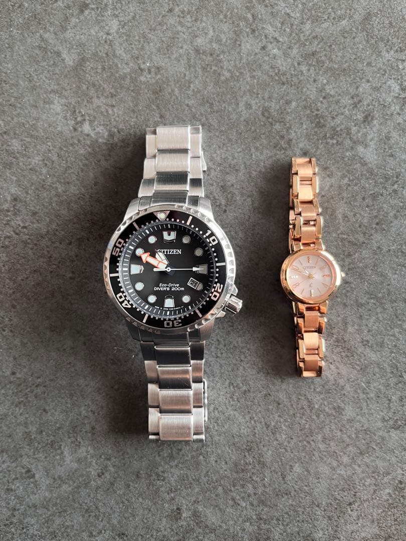 ボンボン　CITIZEN XC とシチズンプロマスター