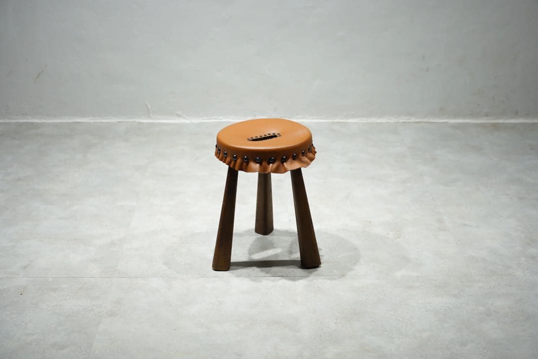 ファーマーズチェア　Spain vintage スツール　アンティーク