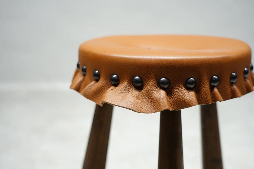 ファーマーズチェア　Spain vintage スツール　アンティーク