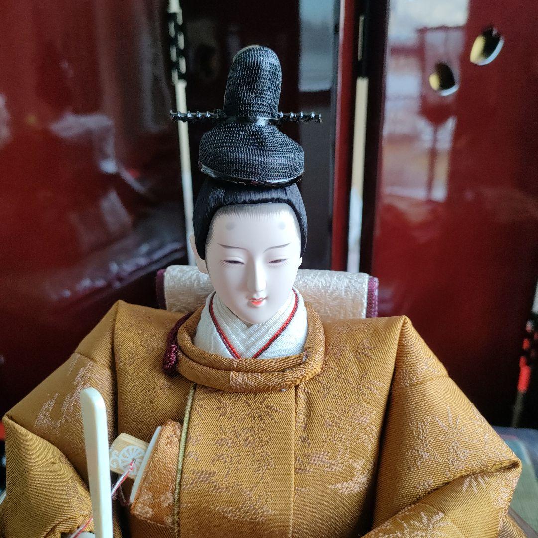 雛人形 親王飾り　 平飾り　　作家名(平安優香)