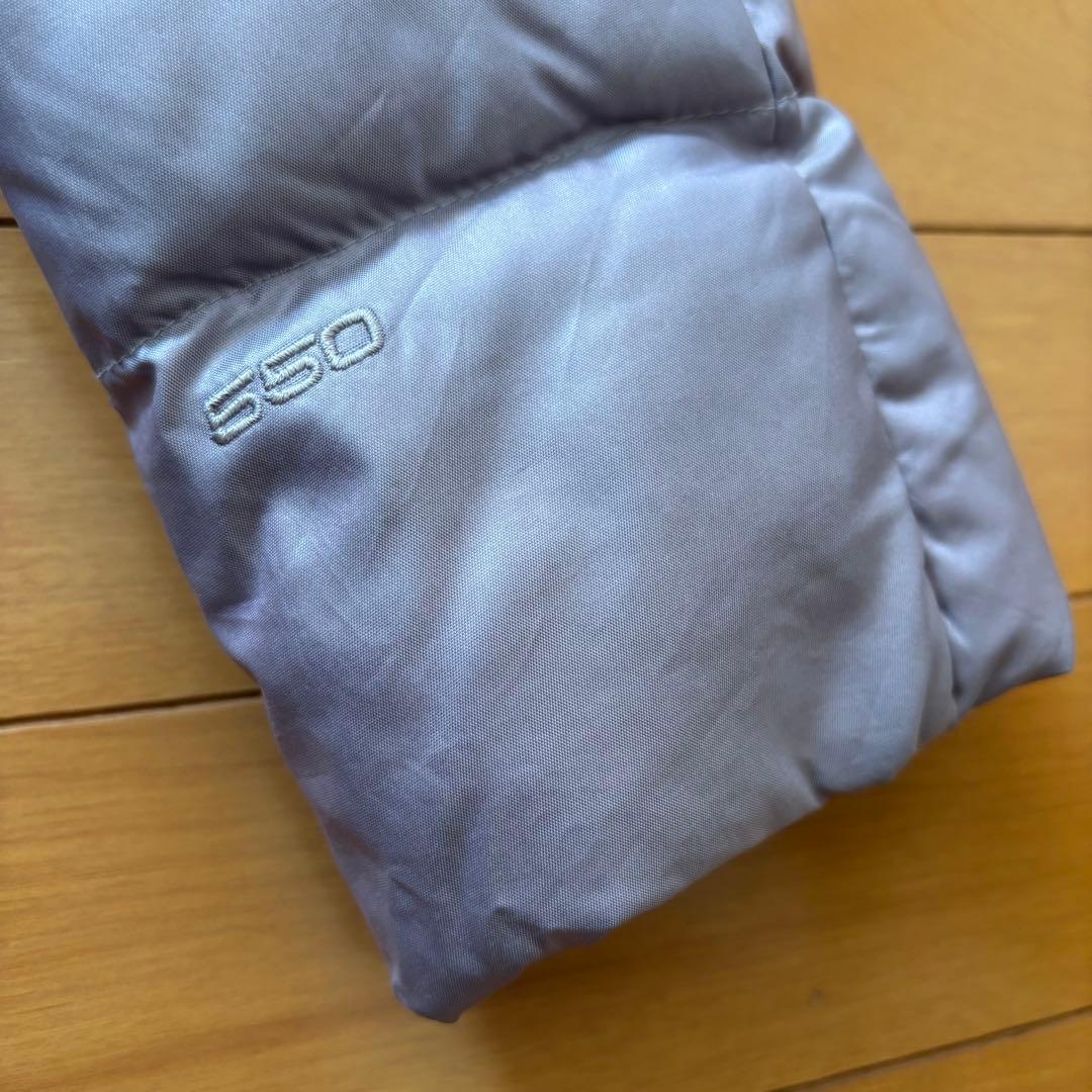 美品！ザノースフェイス フード付きダウンジャケット グレー