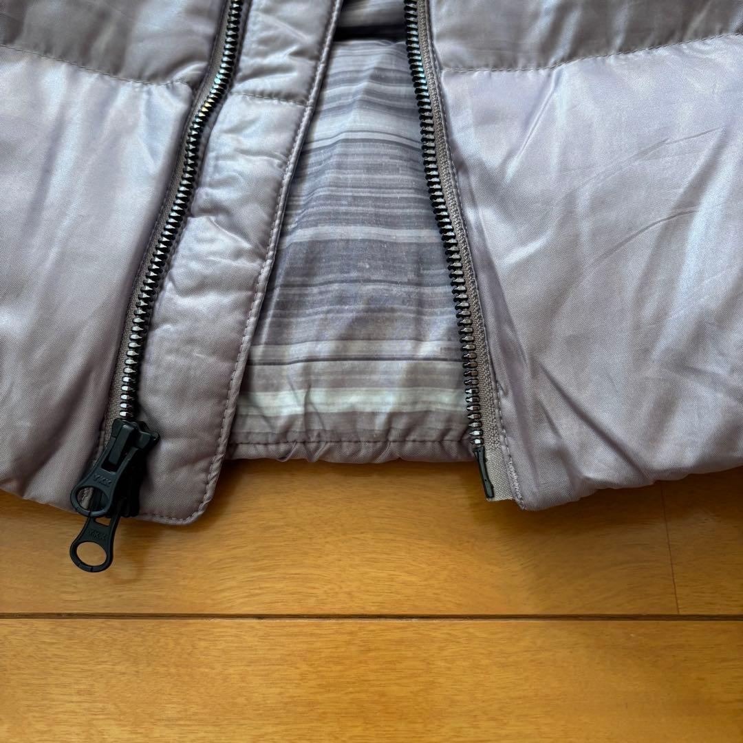 美品！ザノースフェイス フード付きダウンジャケット グレー