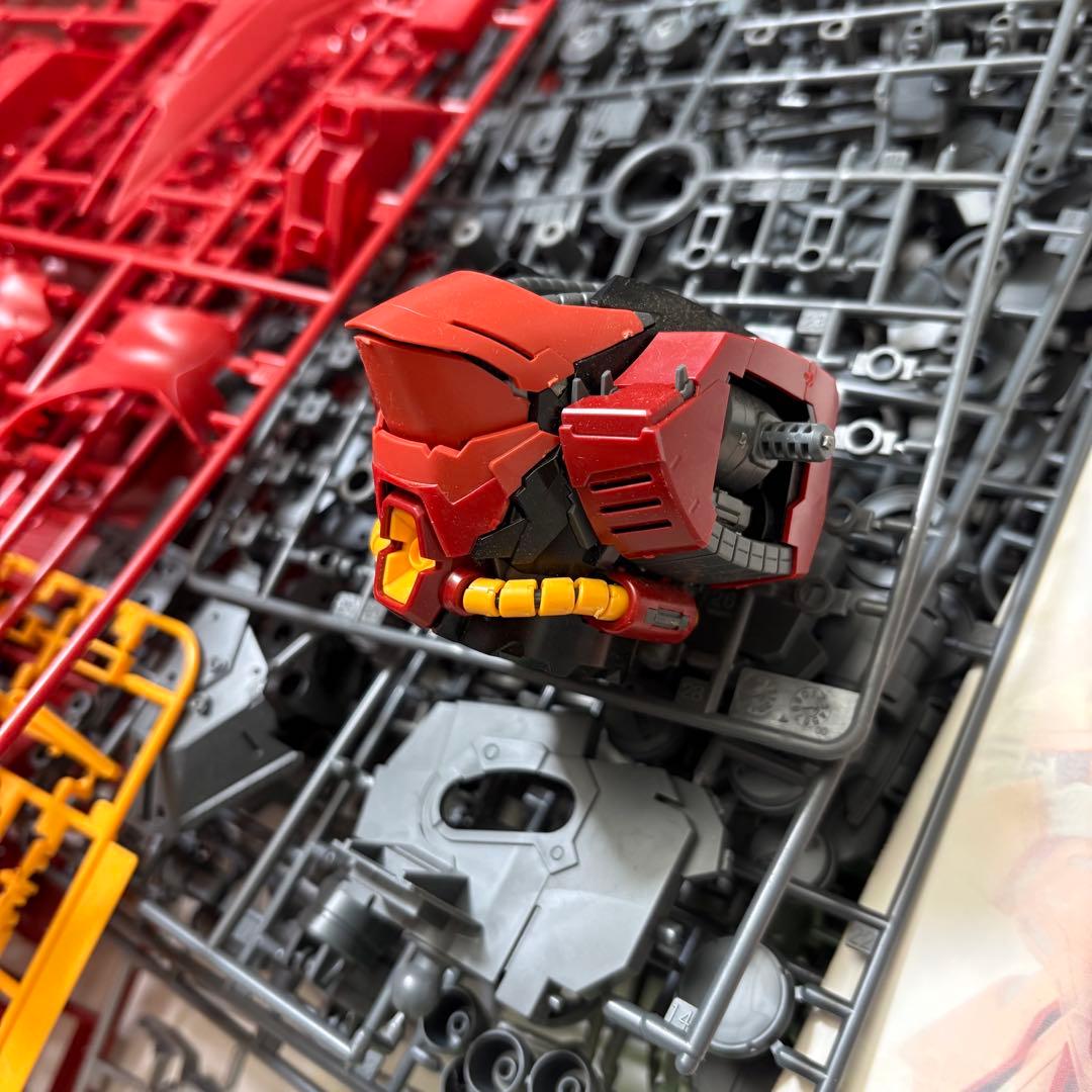 ユ*キ様 ガンダム SAZABI Ver Ka サザビー プラモデル 作りかけ