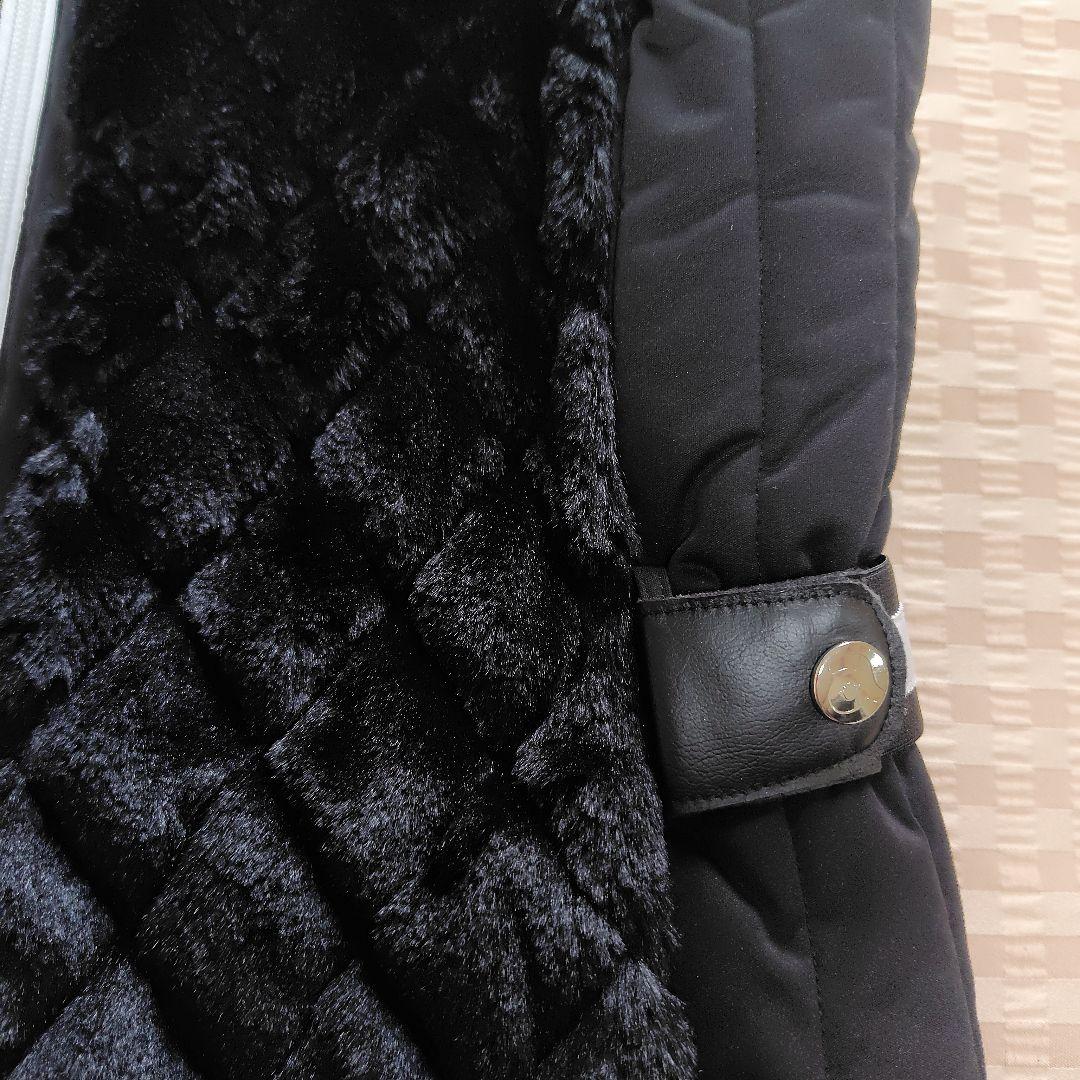 ブラックキルティングダウンベスト