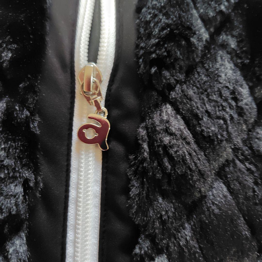 ブラックキルティングダウンベスト