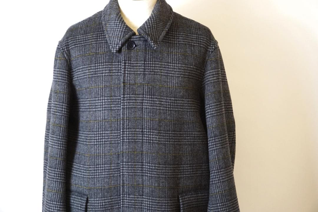別注ペンドルトン ウール ステンカラーコート グレンチェック M