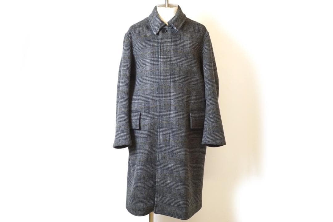 別注ペンドルトン ウール ステンカラーコート グレンチェック M