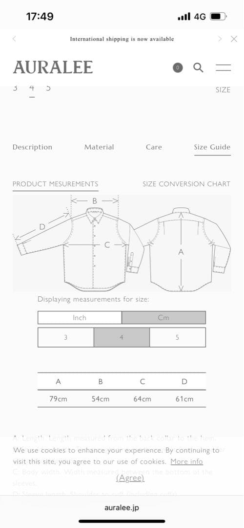 トップス AURALEE SUPER LIGHT WOOL CHECK SHIRT 4