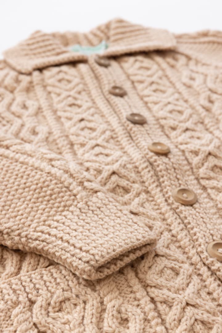 INVERALLAN　インバーアラン　3A ラグランスリーブニットカーディガン