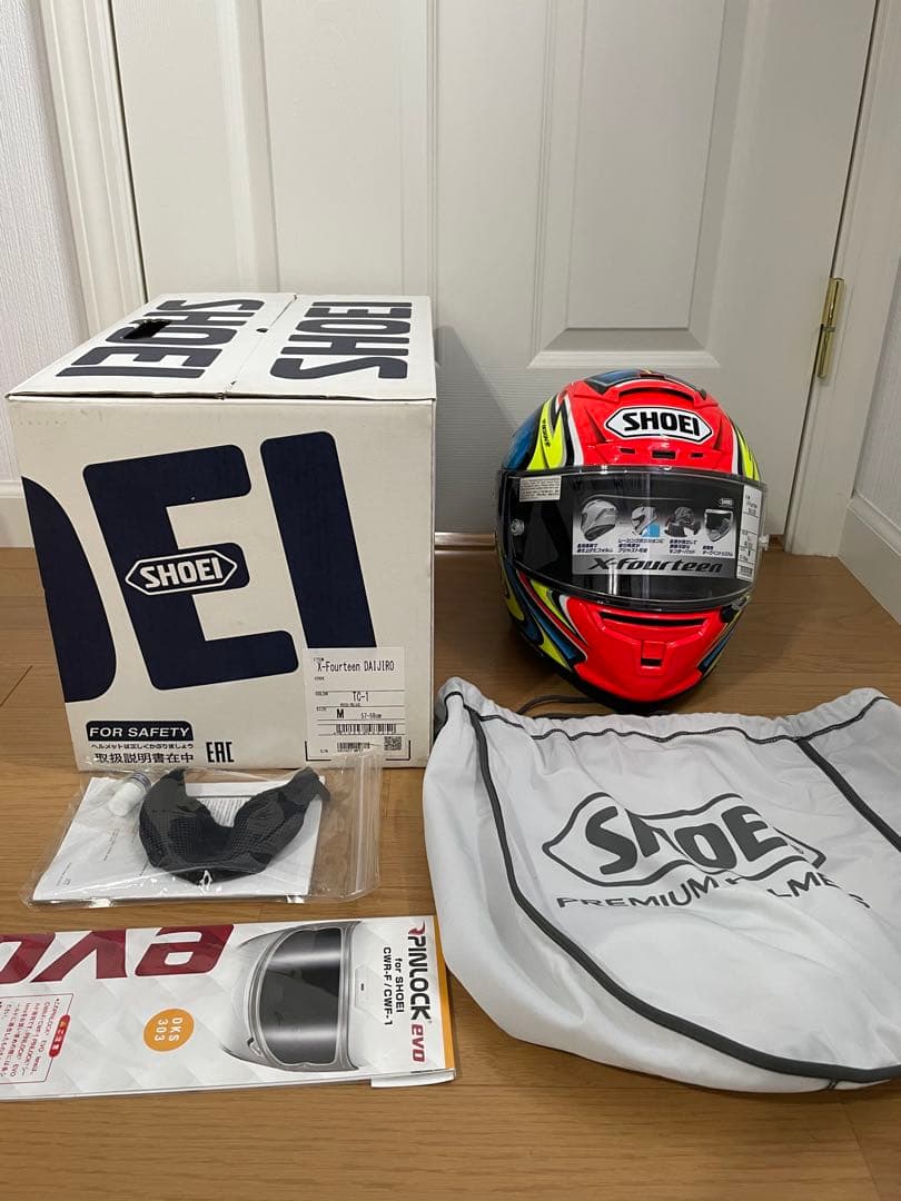 【これ以上値下げ不可。お早めにどうぞ。】SHOEI X-14 Daijiro M