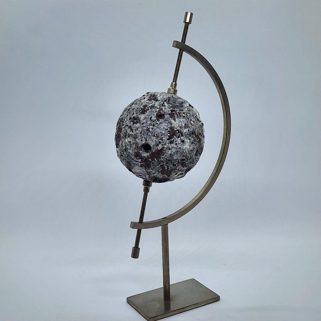 【月】ユーパーライトスフィア 台座付き