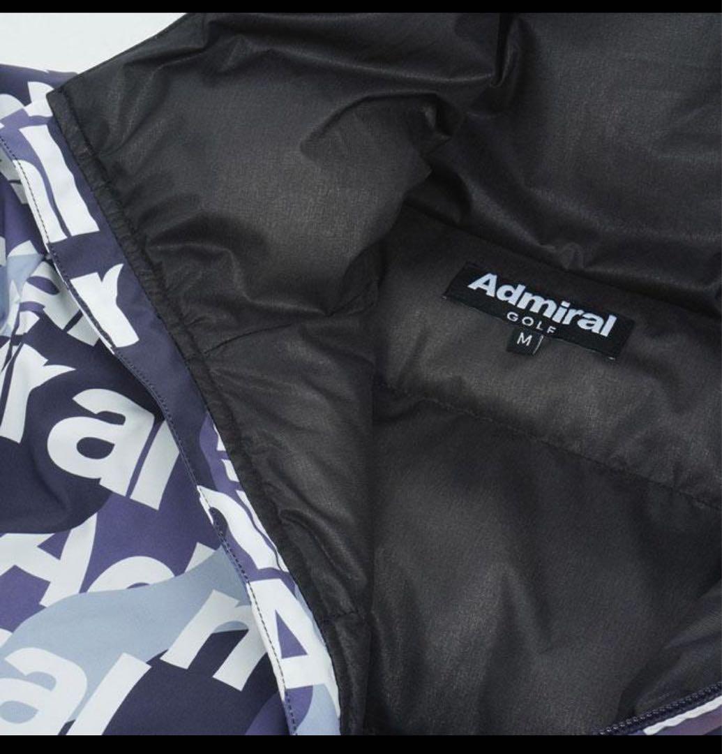 新品ADMIRAL GOLF 軽量パデッドストレッチフーデッドジャケット